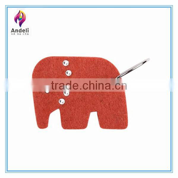 elephant shape handmade blank keyrings wholesale