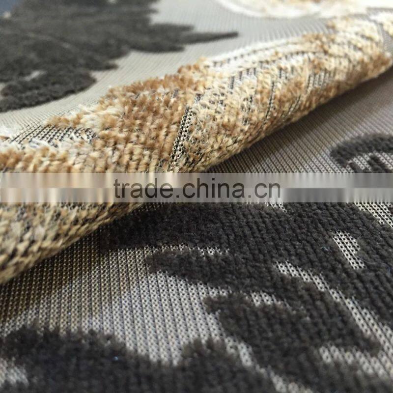 Jacquard Velvet Upholstery Fabric