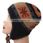Wholesale Knitted Latest custom ski beanie hats with a ball