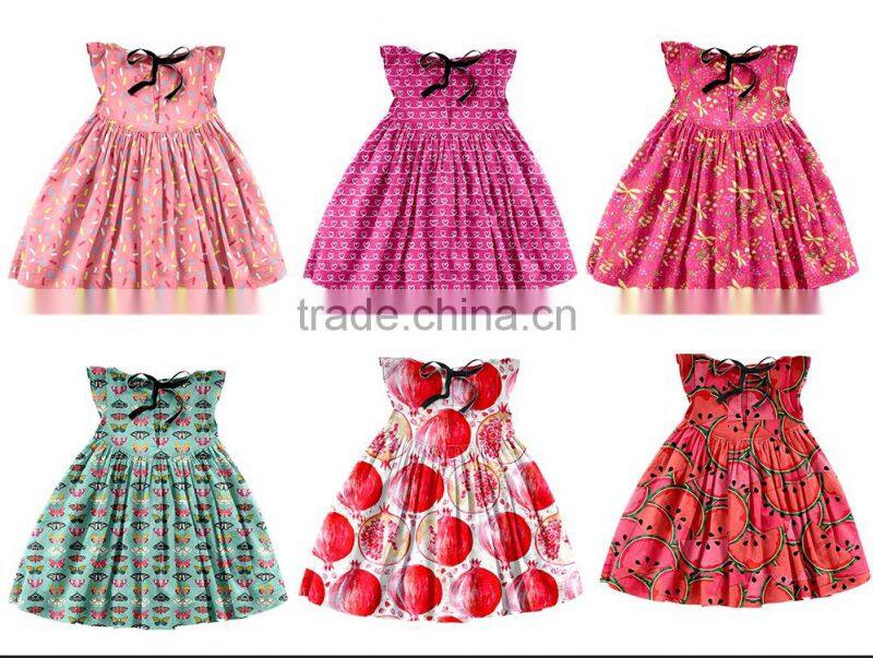Cotton short-sleeved little girl set a variety of colors can be selected in the Chinese factory manufacturing