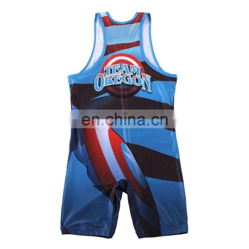 sublimated customized wrestling singlets for wholesale