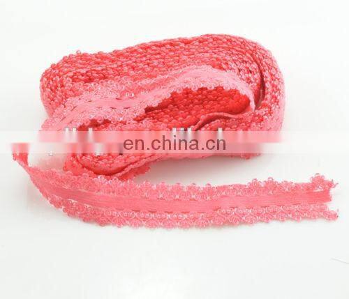 6/8" Elastic Spandex Band Floral Lace