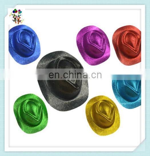 Karnevalhut Party Cheap Plastic Glitter Cowboy Hats HPC-0236