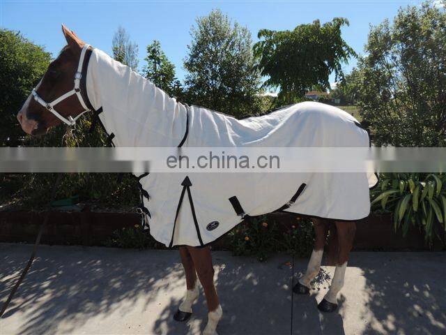 WHITE POLY COTTON HORSE RUG
