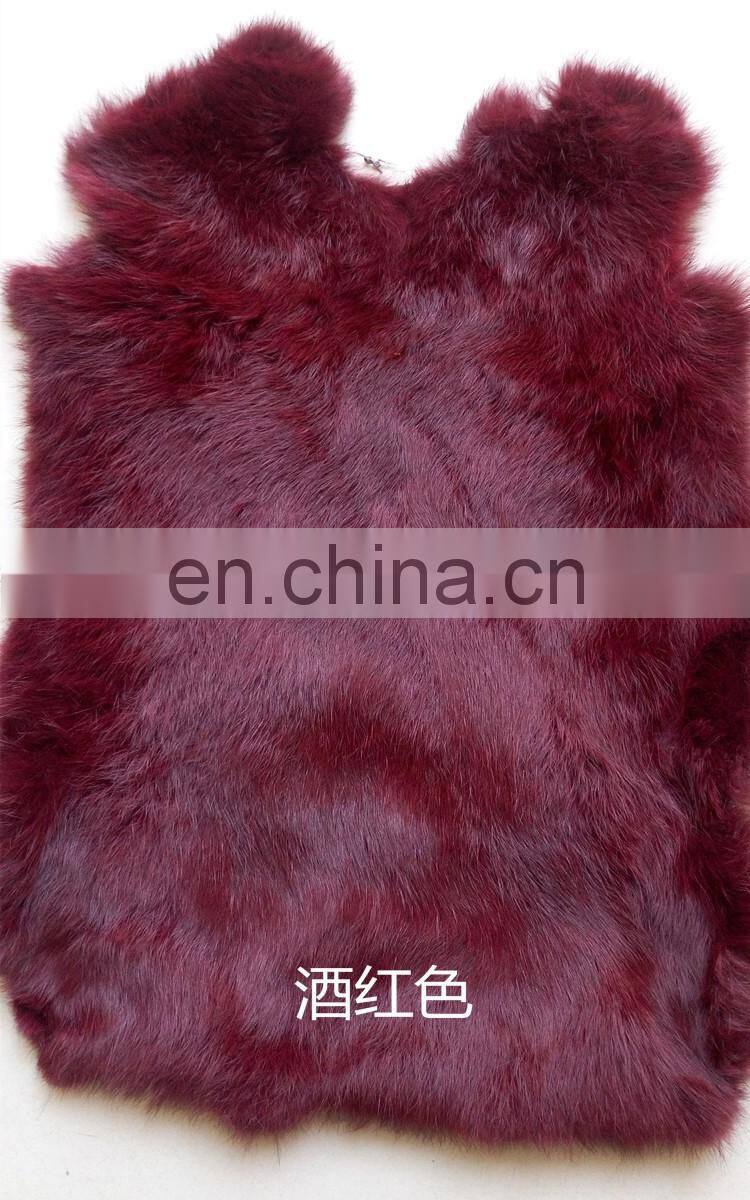 China Factory Price Real Rabbit Fur Skin Rabbit Fur Pelt for clothing