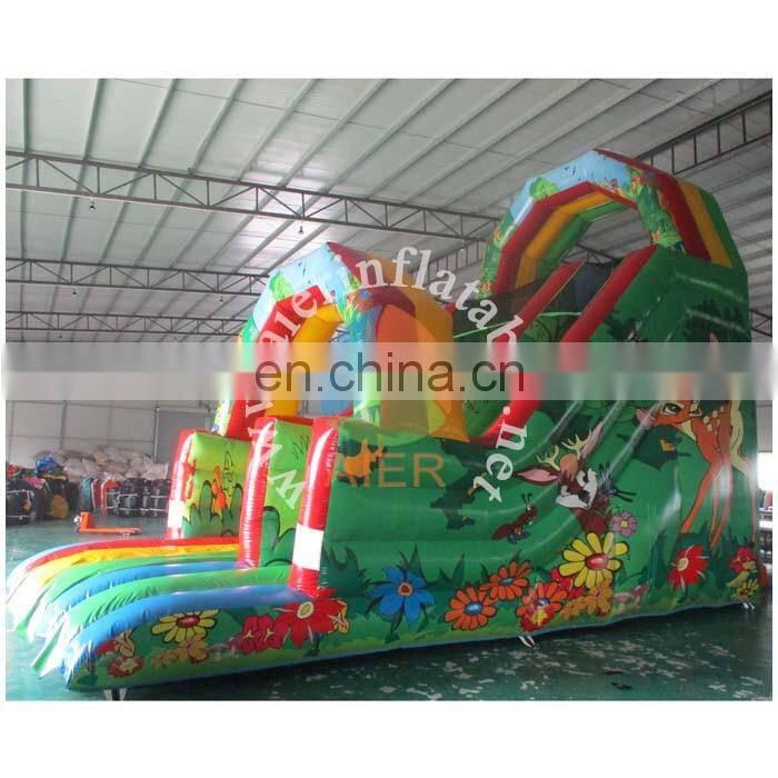New Design Inflatable Jungle Slide with arch