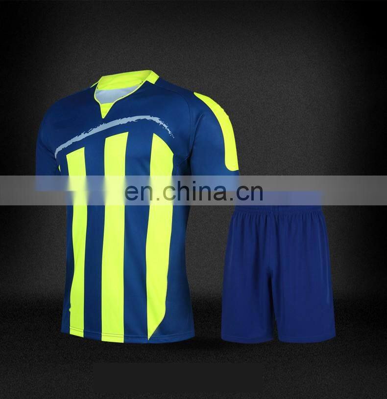 OEM Fashion high quality men soccer jersey sets custom design china supplier