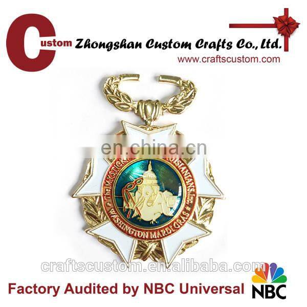 Honor Crown with Logo Custom Metal Medals for sale