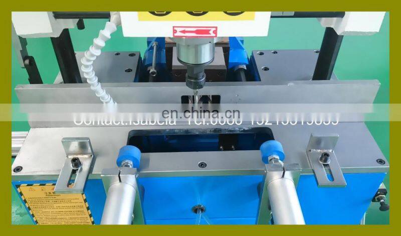 2016 OEM new automatic precision Aluminum window door machine for lock slot drilling and copy milling