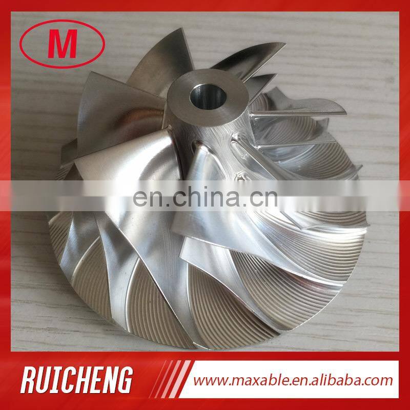HY35 55.96/78.00mm 7+7 blades Turbocharger Billet/milling/aluminum 2618 compressor wheel