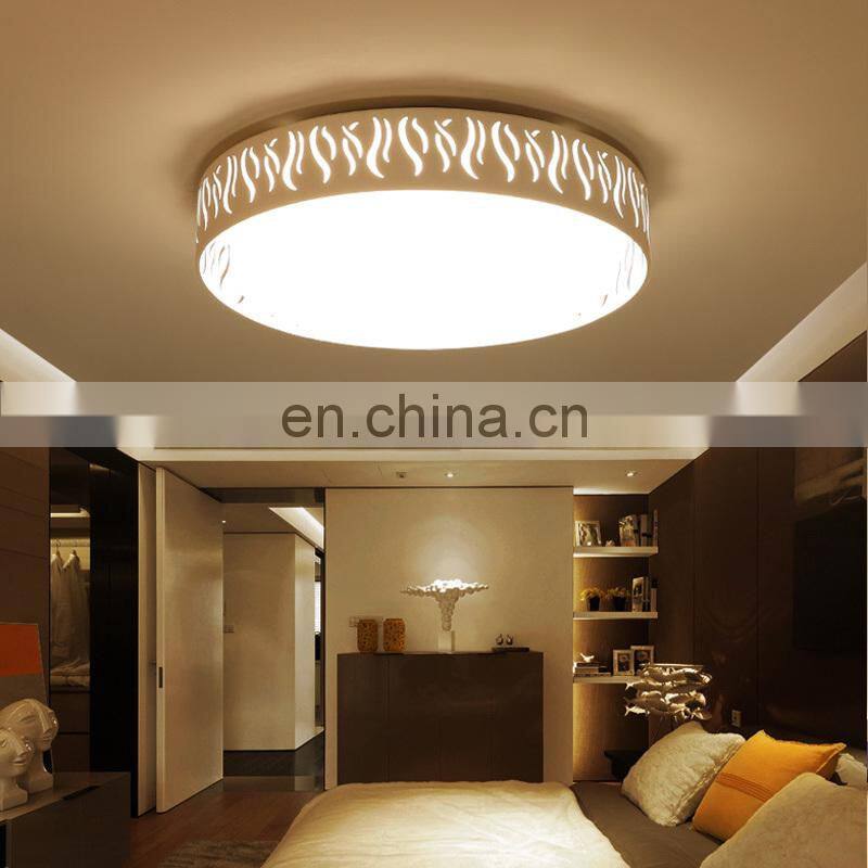 Modern LED Ceiling Light Round Bedroom Simple Living Restaurant Lighting