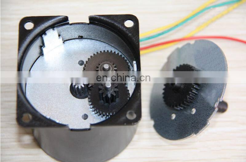 60mm diameter Reversible all metal gear 220v/14w/30rpm AC synchronous motor gearbox motor