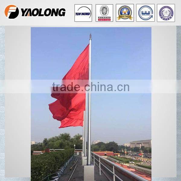 electric stainless steel national flagpole