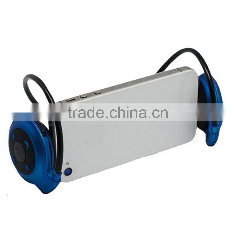 Bluetooth wireless headset stereo headphone(Blue)