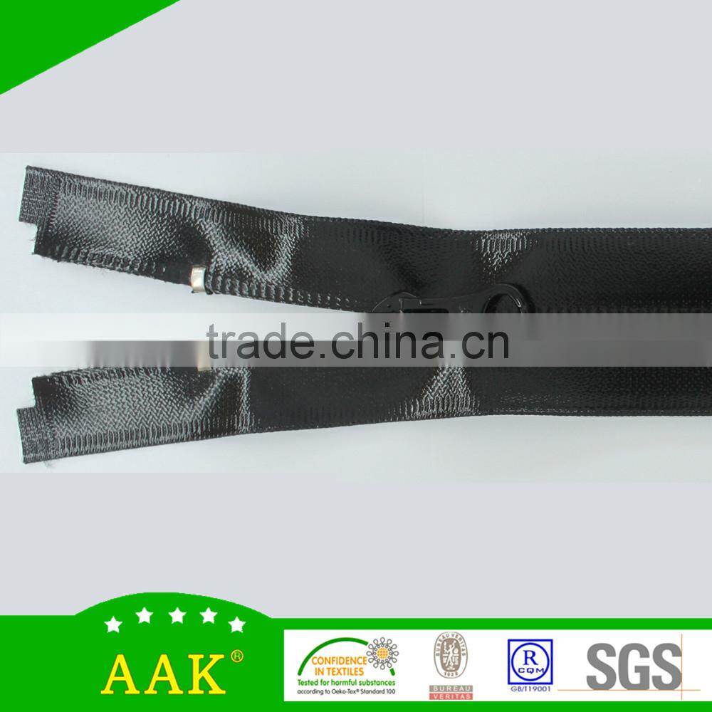 Waterproof zipper for sale 5# Nylon teeth open end