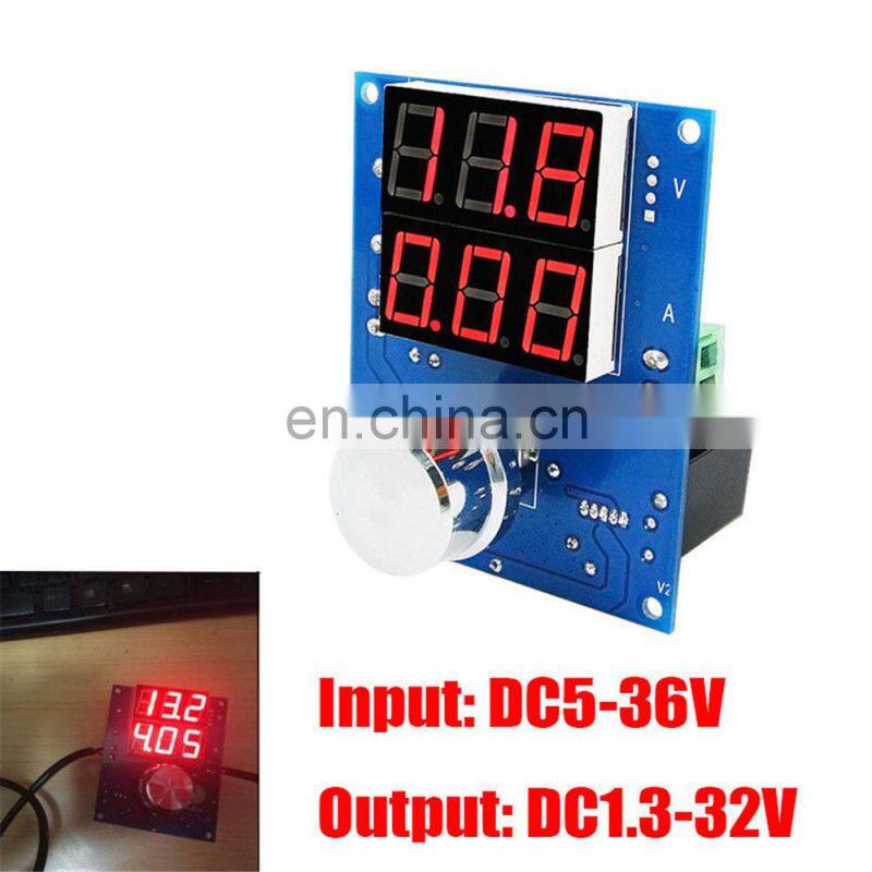 XH-M403 DC-DC Digital Voltage Regulator Buck Step Down Power Supply Module 5-36V to 1.3-32V High Voltage Power Supply