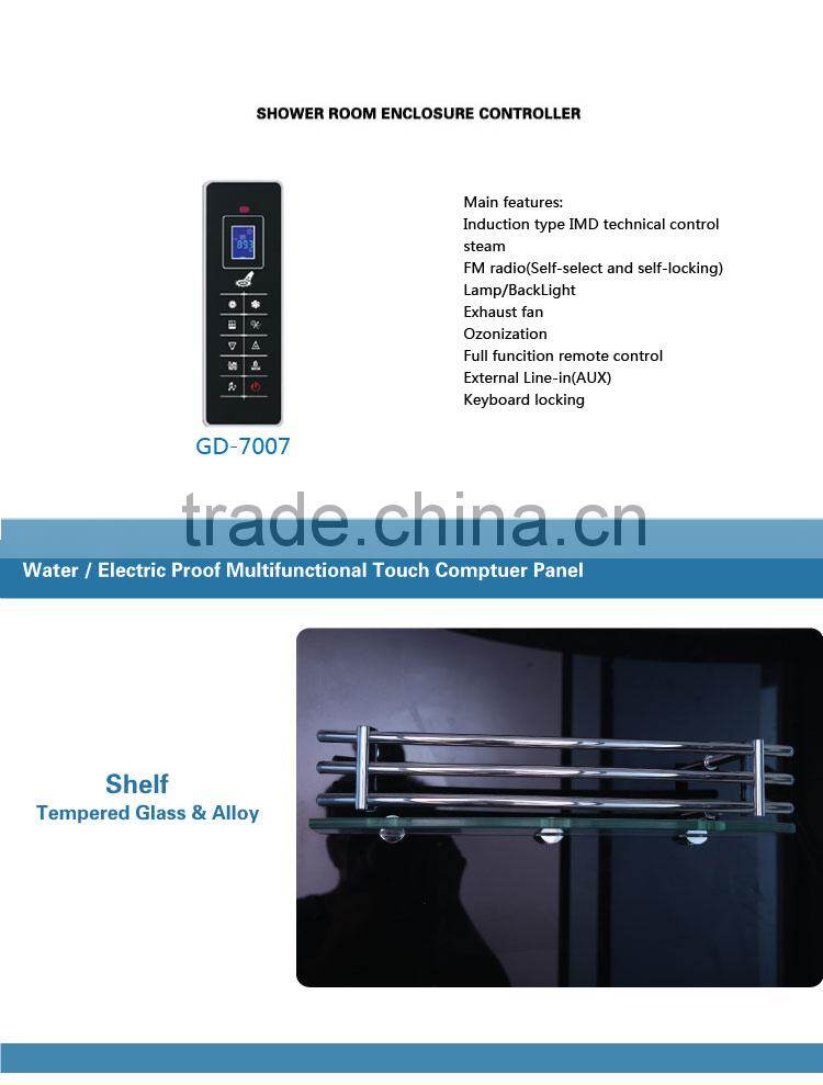 New Products Luxury Bathroom Furniture Steam Shower Room Acrylic Steam Shower House Steam Sauna Shower Cabin K-7065