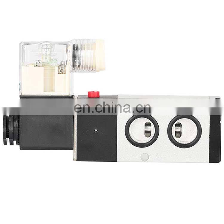 Automatic 5/2 Way Internally Piloted Acting Type AC220V 110V Single Electrical Pneumatic Air Control Solenoid Valve
