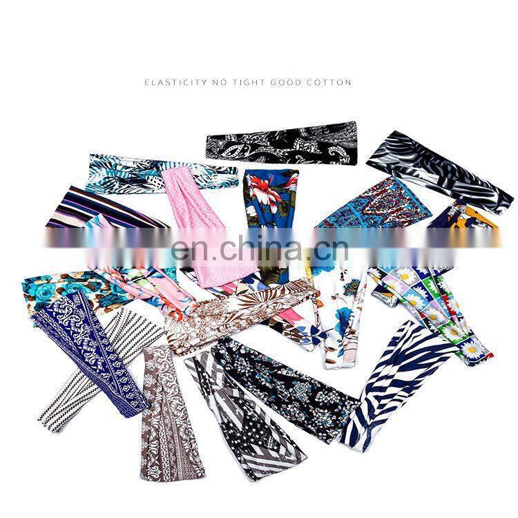 Width Printed Hairband Yoga Headband Sport Workout Headband