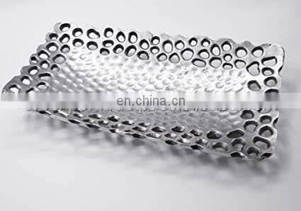 metal handmade mirror fancy trays