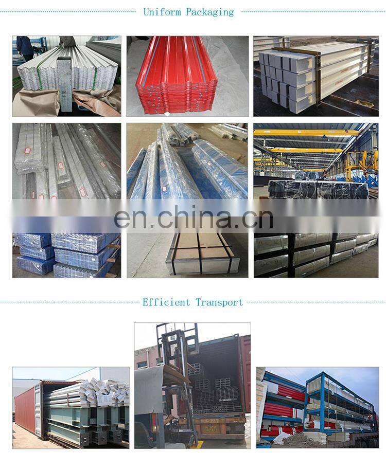 Industrial large span real estate prefabricated building galvanized steel structure workshop factory design for construction