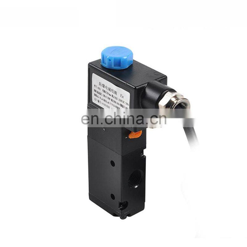 Cost effective DN08 3V210-08 series single coil Aluminum reversing solenoid valve
