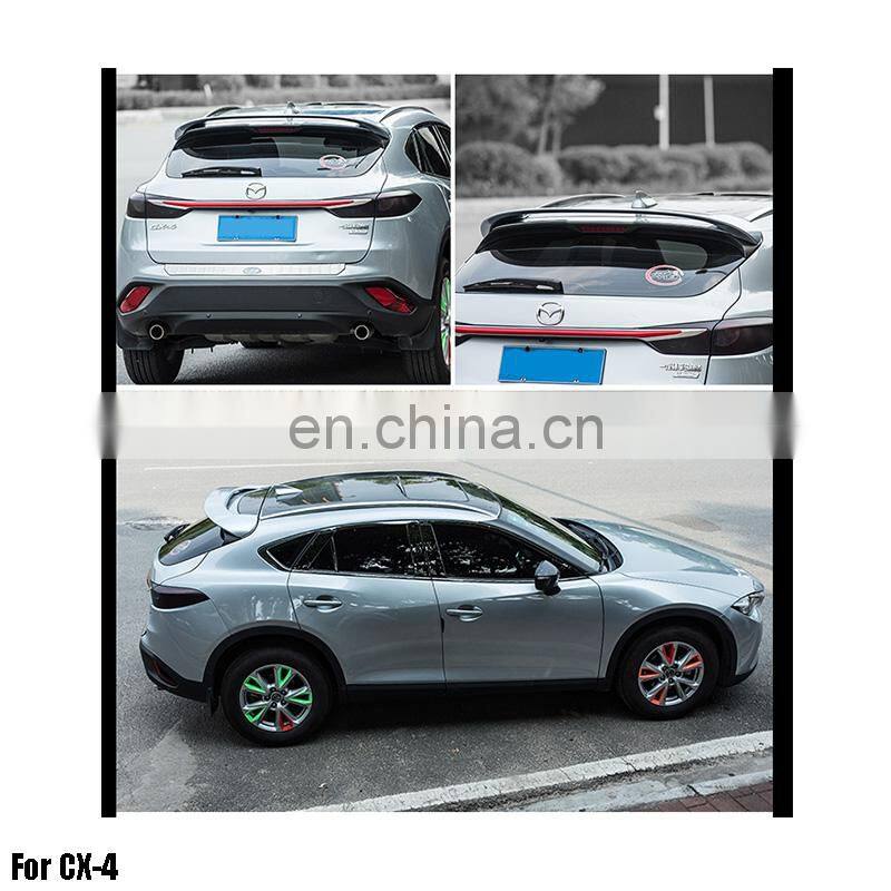 ABS Primer Painted Back Rear Spoiler Lip Wing For CX-4 2016-2019 Rear Spoiler
