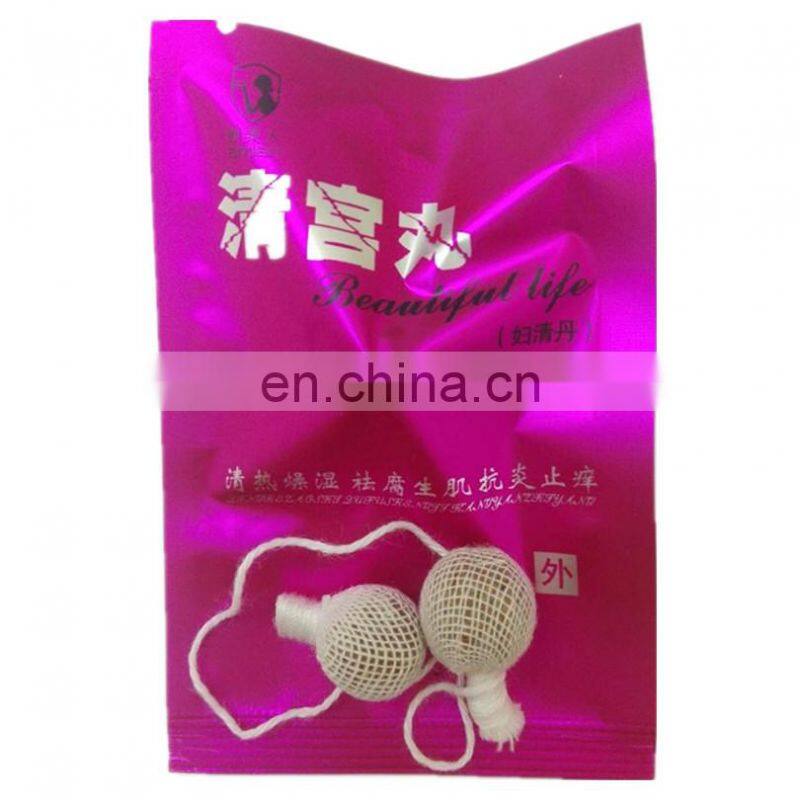 Private label Chinese herbs Yoni pearls clean point medical tampon