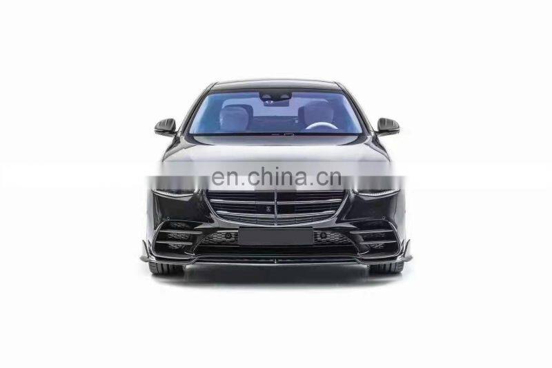 Runde Carbon Fiber Material For Mercedes-Benz S-CLASS W223 Mansory Style Body Kit Front Lip Rear Lip Side Skirt Spoiler