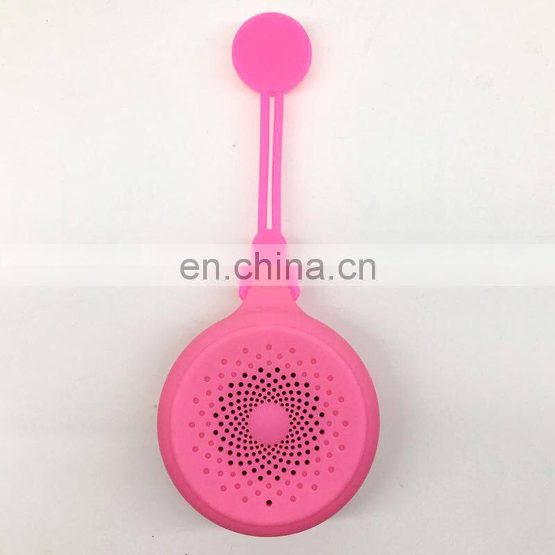 Hot sale mini cheap silicone bt wireless bathroom speaker waterproof