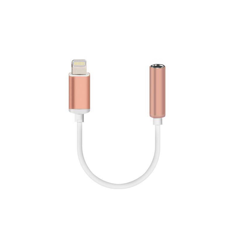 Original quality MFi 8pin to 3.5MM female audio jack adapter for iphone 8