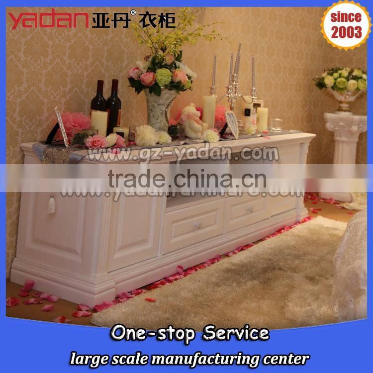 Latest modern tv cabinet, tv console wall mount cabinet hotel furniture
