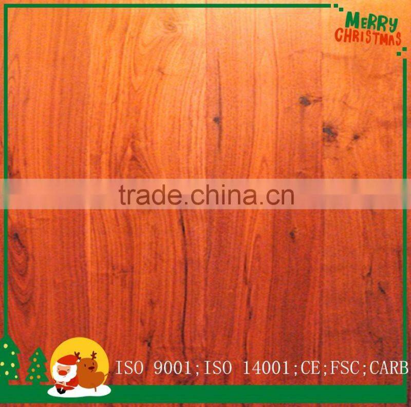 Handscraped Brown Color Multilayer Walnut Hardwood flooring good Price