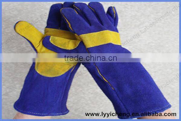 Reinforced palm welding gloves
