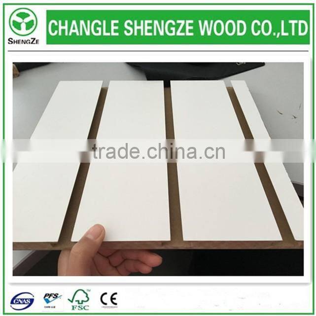 MDF slatwall/ slotboard 18mm