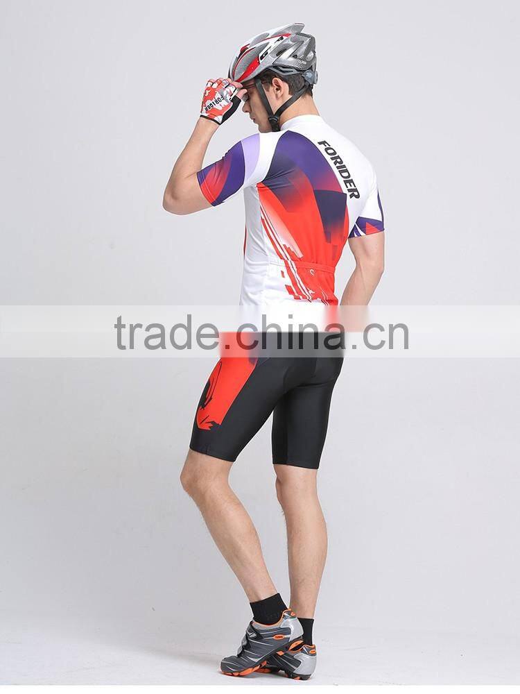 Wholesale custom made sublimation printed tights cycling wear