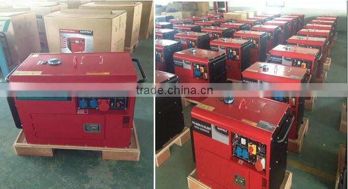 Good Price Soundproof 3phase Portable Diesel Generator 5KW With Large Tank