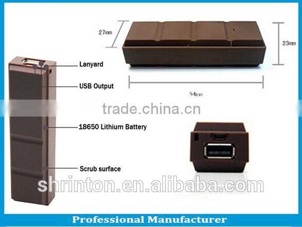 chrismas gift 2600mah chocolate shape smart power bank