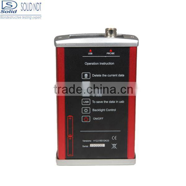 Solid popular plastic ultrasonic thickness gauge