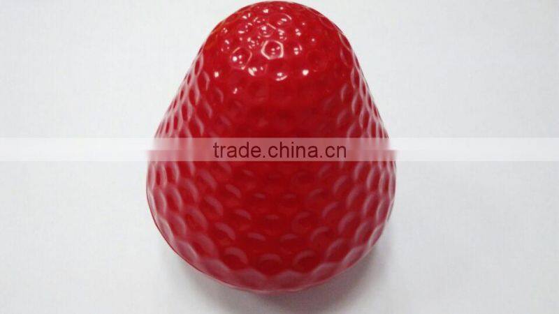 OEM strawberry shape lipgloss lipbalm for kids