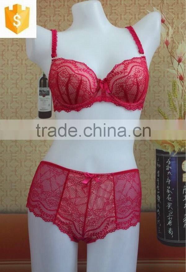 2016 New Designed Lace woman bra set underwear