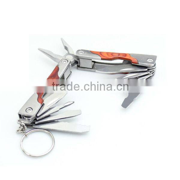 Wood handle multi tool plier