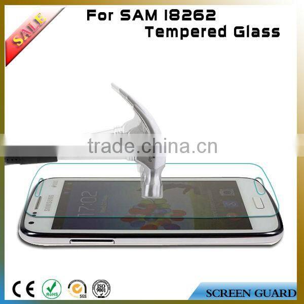 Wholesale/retail sales for Samsung galaxy I8262 0.15/0.2/0.33/0.4mm Premium Tempered Glass Screen Protector