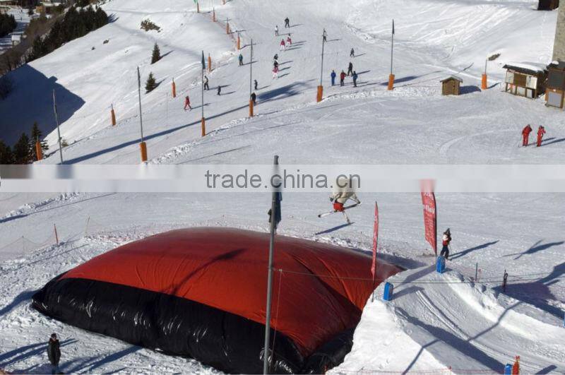 exciting winter sport big air bag jump/ big air bag for snowboard