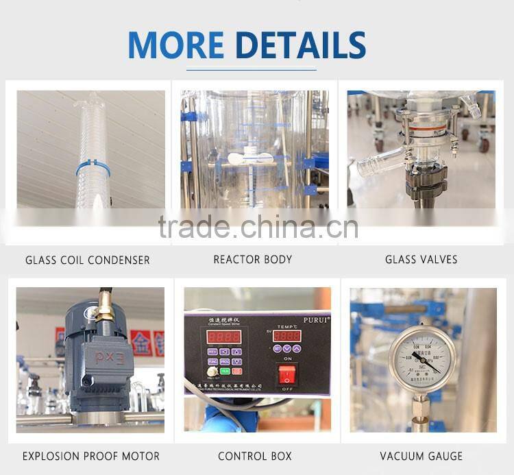 scraped film evaporator for molecular distillation