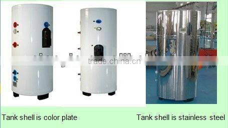 100L/200L/300L/400L/500L Stainless Steel Tank with single /double copper coil CE/SRCC/CCC
