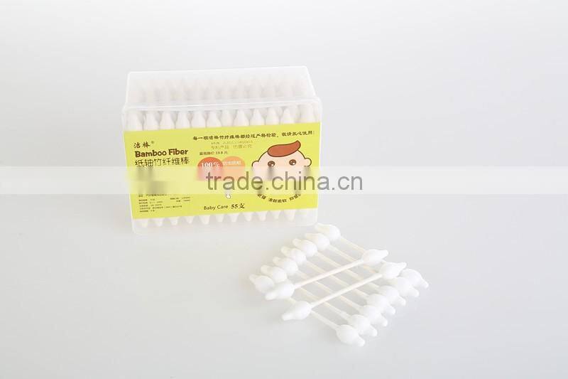 Baby bamboo fiber swabs