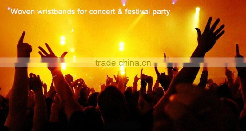 fashion custom fabric bracelets,cheap custom woven wristbands