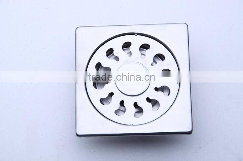 bathroom deepen Square stainless steel floor drain