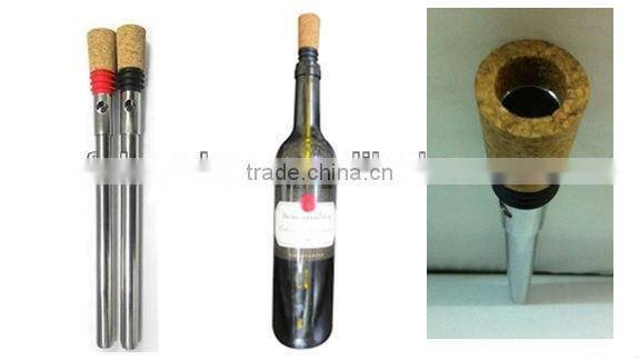 Wine accessories reusable stainless steel chiller for beer household supplier BSCI